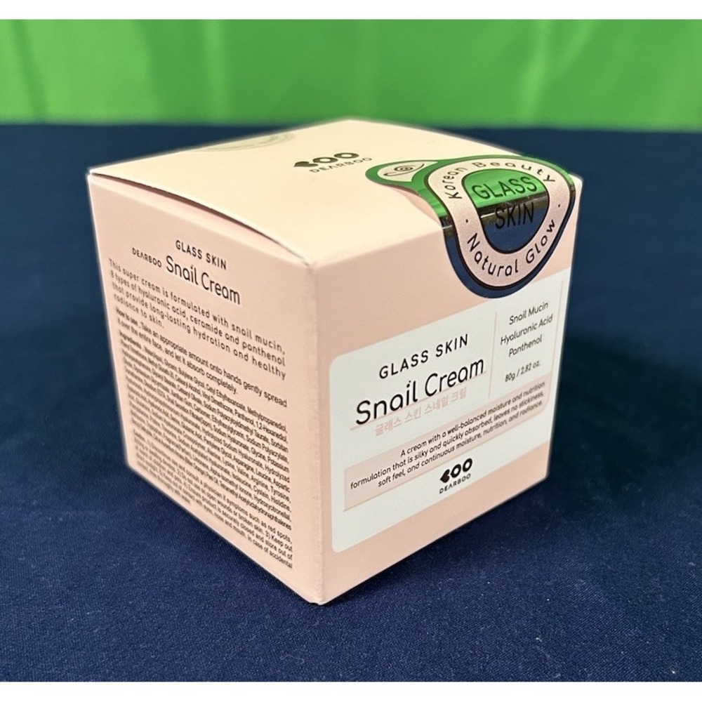 Korean Dearboo Glass Skin Snail Cream 2.82oz K Beauty Hydration Luminous Skin